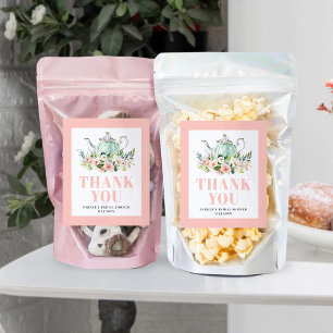 Vrijgezellenfeest Tea Party Snack Favor Labels Wijn Etiket