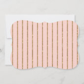 Vrijgezellenfeest Tea Party Teacup Gold Glitter Mo Kaart (Achterkant)