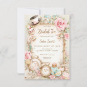 Vrijgezellenfeest Tea Party uitnodiging (Voorkant)