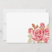 vrijgezellenfeest Tea Party-uitnodigingen Kaart (Achterkant)