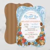 Vrijgezellenfeest Tea Party-uitnodigingen Kaart (Voorkant / Achterkant)