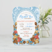 Vrijgezellenfeest Tea Party-uitnodigingen Kaart (Staand voorkant)