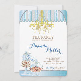 Vrijgezellenfeest Tea Party-uitnodigingen Kaart