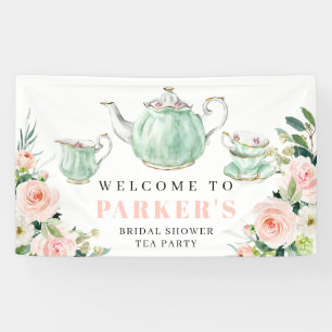 Vrijgezellenfeest Tea Party Vinyl Welcome Banner