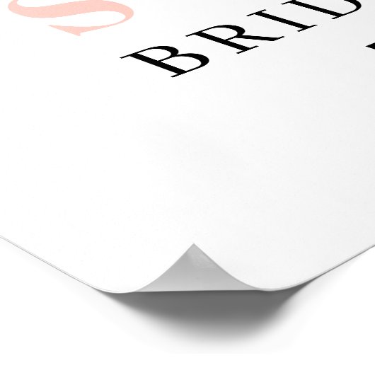 Vrijgezellenfeest Tea Party Welkom Poster (Hoek)