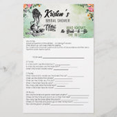 Vrijgezellenfeest Tea Party Wie Weet Beste Game Ka Briefpapier (Voorkant)