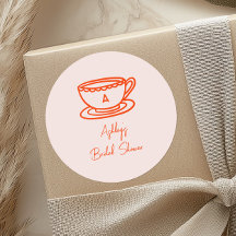 Vrijgezellenfeest Tea Theme Whimsical Doodle