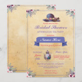 vrijgezellenfeest Teapot Pet vanmiddag Garden Kaart (Voorkant / Achterkant)