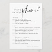 Vrijgezellenfeest Telefoon Spel & Ken de bruid Kaa Kaart (Voorkant)