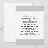 Vrijgezellenfeest Template Kaart (Voorkant / Achterkant)