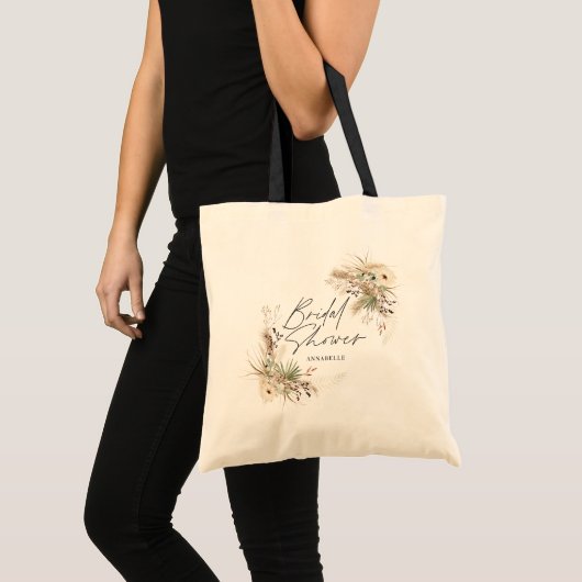 Vrijgezellenfeest ten gunste van pampas eucalyptus tote bag (Voorkant (product))