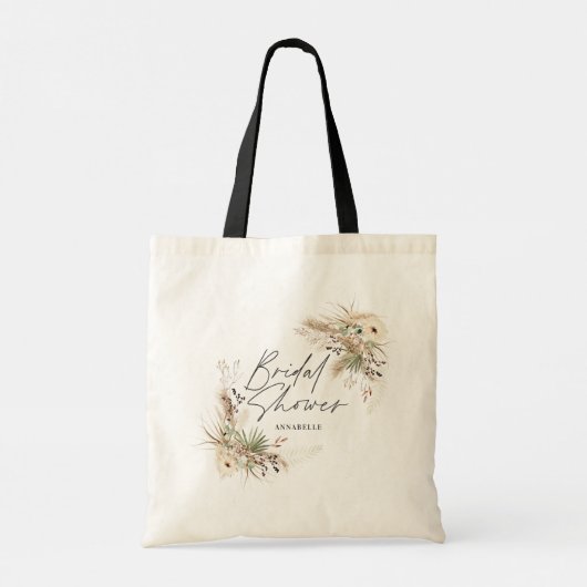 Vrijgezellenfeest ten gunste van pampas eucalyptus tote bag (Achterkant)