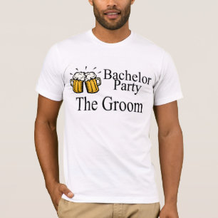 Vrijgezellenfeest The Groom Beer T-shirt