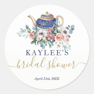 Vrijgezellenfeest-thee-sticker Ronde Sticker