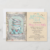 Vrijgezellenfeest Thee Uitnodiging (Voorkant)