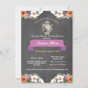 Vrijgezellenfeest theepot Alice in Wonderland Uitn Kaart