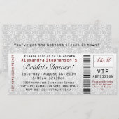 Vrijgezellenfeest Ticket-uitnodigingen Kaart (Voorkant / Achterkant)