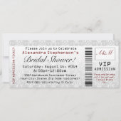 Vrijgezellenfeest Ticket-uitnodigingen Kaart (Voorkant)