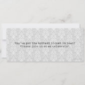 Vrijgezellenfeest Ticket-uitnodigingen Kaart (Achterkant)