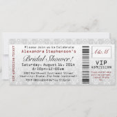 Vrijgezellenfeest Ticket-uitnodigingen Kaart (Voorkant)