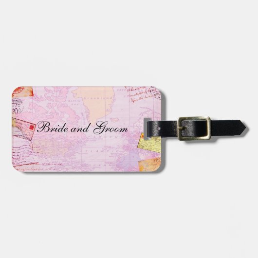 Vrijgezellenfeest Travel Thema Bagagelabel (Voorkant horizontaal)