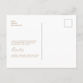 Vrijgezellenfeest Tropical Margarita Uitnodiging Briefkaart (Achterkant)