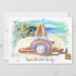 *~* Vrijgezellenfeest Tropisch Exotisch QR Strand Kaart