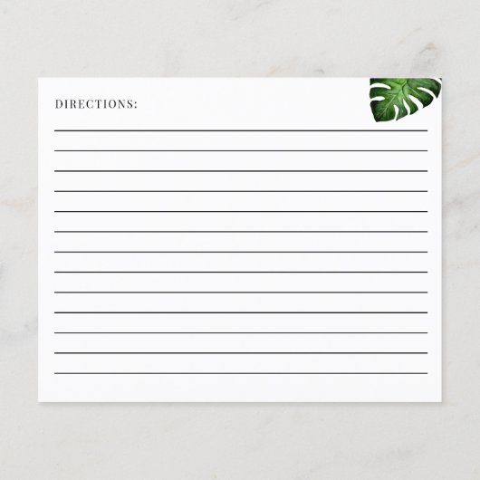 Vrijgezellenfeest Tropisch Oerwoud laat Kaart ontv (Achterkant)