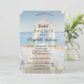 Vrijgezellenfeest Tropisch strand Kaart (Staand voorkant)