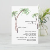 Vrijgezellenfeest Tropische oliepalm Kaart (Staand voorkant)