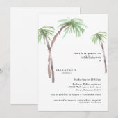 Vrijgezellenfeest Tropische oliepalm Kaart (Voorkant / Achterkant)