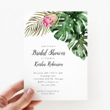 Vrijgezellenfeest Tropische Waterverf