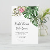 Vrijgezellenfeest Tropische Waterverf Kaart (Staand voorkant)