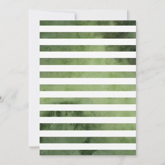 Vrijgezellenfeest Tropische Waterverf Kaart (Achterkant)