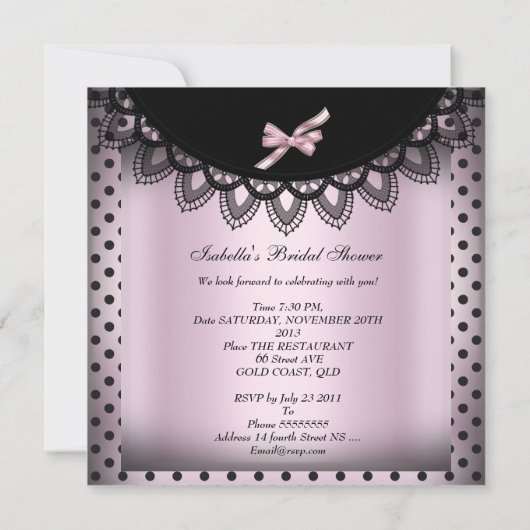 Vrijgezellenfeest Trouwdouche Party Zebra Kaart (Achterkant)