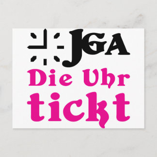 vrijgezellenfeest / trouwen briefkaart