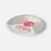 Vrijgezellenfeest trouwjurk aangepaste papier bord (Gekanteld)