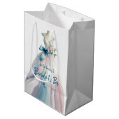 Vrijgezellenfeest trouwjurk bruid te zijn medium cadeauzakje (Voorkant Gekanteld)