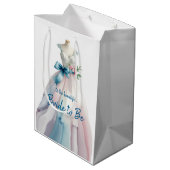 Vrijgezellenfeest trouwjurk bruid te zijn medium cadeauzakje (Achterkant Gekanteld)