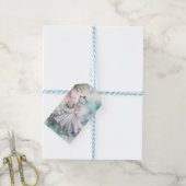 Vrijgezellenfeest trouwjurk cadeaulabel (Met Touw)