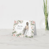 Vrijgezellenfeest trouwjurk dank u kaarten (Voorkant)