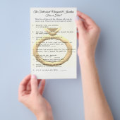 Vrijgezellenfeest True of False Game Flyer (Hand)