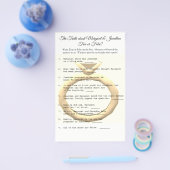 Vrijgezellenfeest True of False Game Flyer (Enkel)