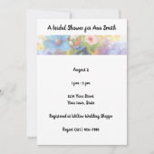 Vrijgezellenfeest, tuin, ventilator, uitnodiging (Voorkant)