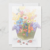 Vrijgezellenfeest, tuin, ventilator, uitnodiging (Achterkant)