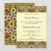  Vrijgezellenfeest, Tuinbloemen Vlinders Kaart (Voorkant / Achterkant)