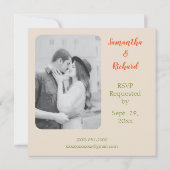 Vrijgezellenfeest Tulip Square Kaart (Achterkant)