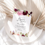 Vrijgezellenfeest uit de Oostzee, botanisch Kaart<br><div class="desc">Deze rustige botanische Spaanse bruiddoucheuitnodiging is perfect voor een moderne trouwdouche. Het ontwerp is voorzien van prachtige en kleurrijke handgetekende bloemen en bladeren,  die elegant in aantrekkelijke bouquets zijn gegoten.</div>