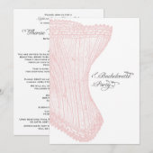 Vrijgezellenfeest Uitgenodigd-Custom Kaart (Voorkant / Achterkant)