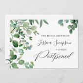 Vrijgezellenfeest uitgesteld Verander de datum Euc Kaart (Voorkant / Achterkant)